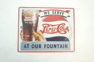 lot 25 image: Metal Pepsi Sign
