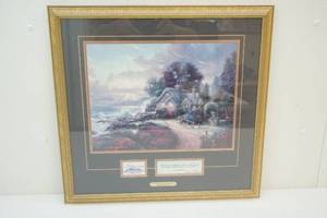 lot 27 image: Thomas Kinkade Framed Print
