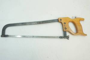 lot 64 image: Wood Handle Meat Saw