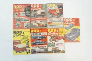 lot 36 image: 7 Vintage Rod and Custom Magazines