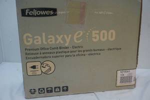lot 178 image: fellows galaxy e 500 office comb binder