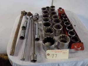 Socket Set 34 Various Sizes