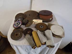 Lots of Grinding Disks & Sandpaper