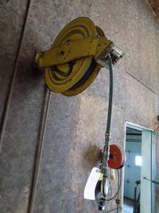 Air hose reel, hose