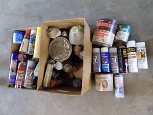 Spray Paints, Adhesive, Engine Cleaner & More