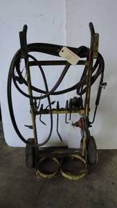 Acetylene welding cart