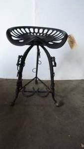 Bar Stools -Tractor Seat, Deering Horseshoe