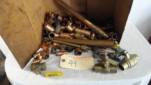 Plumbing copper fittings & valves