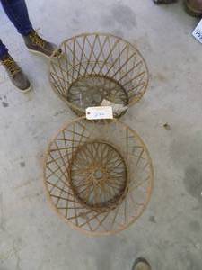2 Wicker baskets