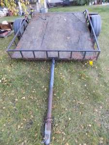 2 Wheel Steel Trailer 6 w x 8L