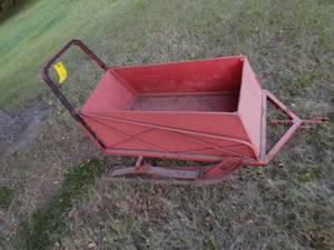 Vintage Pull Behind Sleigh