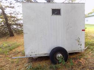 Fish House 68 w x 96  Alum Skin, small LP stove, LP tank,