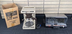 Norelco 10 Cup Coffee Maker and General Electric Deluxe Toast-R-Oven