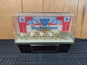 Anheuser-Busch Inc Budweiser Clock with Light