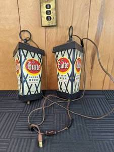 Set of 2 Butte Lager Beer Lamps