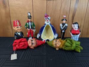 A Collection of (4) Figurines Irish Mist, Liquore Galliano, Kamar