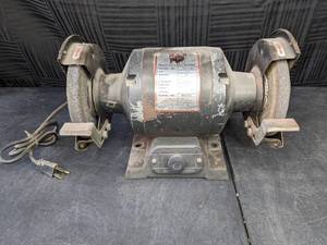 Buffalo Grinder 12 HP Heavy-Duty Ball Bearing Model B-6CB(P), 6 in.