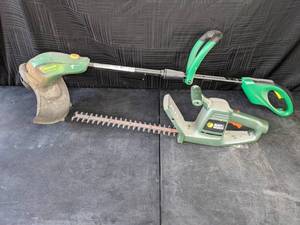 Black & Decker 16 in. Hedge Trimmer and 13 in. Twist N Edge Weed Eater