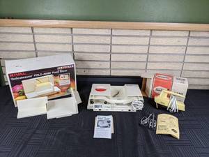 Vintage Sunbeam Hand Mixer and Rival Delicatessen Electric Food Slicer