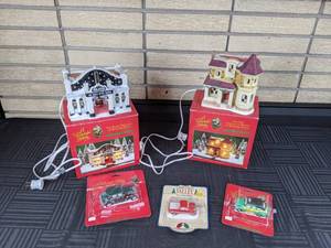 Its a Wonderful Life-Inspired A Wonderful Holiday Holiday Village - The Bijou Theatre, The Old Granville House, Ernies Taxi, The Wainwright Limousine