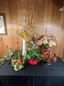 An Assortment of Faux Plants and Flowers for your Home Decor