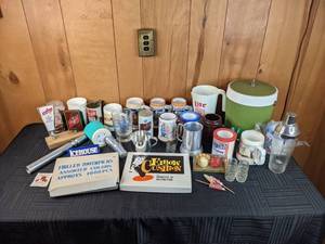 Vintage Beersteins includes Pabst Blue Ribbon, Budweiser, Jim Beam, IceHouse, Schlitz, for your Bar