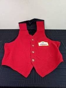 Vintage Hamms Beer Red Vest