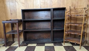 Vintage End Table, Display Shelf and Bookshelf