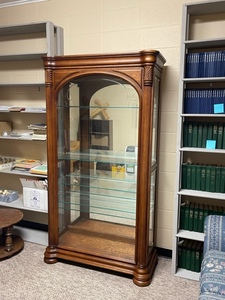 Real Wood Lighted Display Case