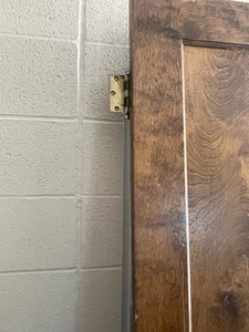 Vintage 2 Panel Wood Door