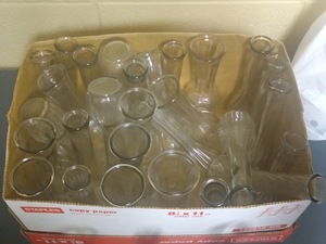 30 Assorted Flower Vases