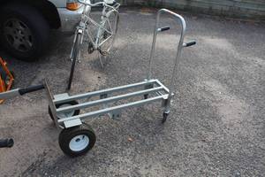 lot 217 image: Aluma Steel Adjustable Hand Truck 4-wheel