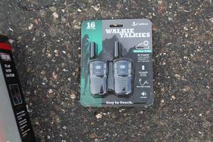 lot 242 image: Cobra Walkie Talkies 2-pack (in original packaging)
