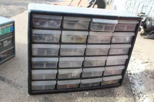 lot 284 image: Parts Organizer Cabinet w Hardware