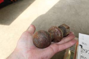 lot 297 image: 1-78 Trailer Hitch Ball