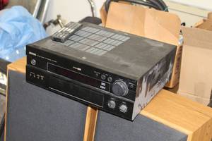 lot 334 image: Yamaha HTR-5490 AV Receiver with Remote Control