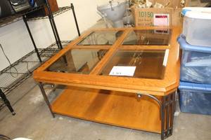 lot 330 image: WoodGlass Coffee Table