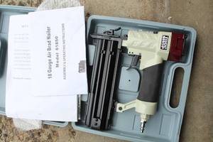 lot 418 image: Tool Shop 18-GA Air Brad Nailer with Case