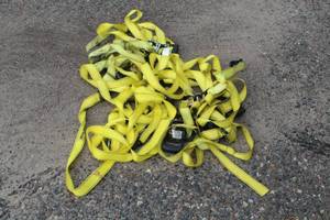 lot 450 image: Lot of (4) Goodyear Tie-Down Straps