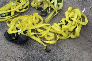 lot 451 image: Lot of (4) Goodyear Tie-Down Straps