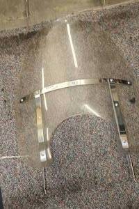 lot 75 image: Motorcycle Windshield w 14 Attachment