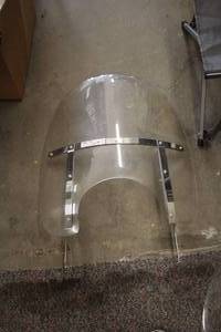 lot 76 image: Motorcycle Windshield w 14 Attachment