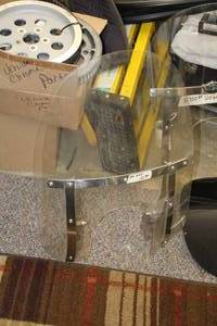 lot 64 image: Motorcycle Windshield w 8 Attachment