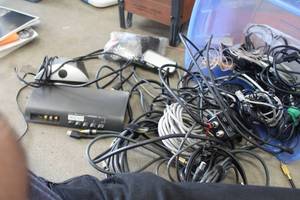 lot 496 image: WiiVCR Switch, Electrical Cords, Cable, Computer, TV