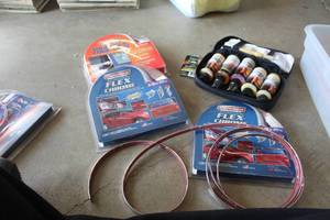 lot 506 image: Lot of (3) Automotive Supplies - Auto Detail Kit, Chrome Vehicle Trim
