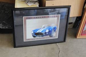 lot 571 image: 1966 Shelby Cobra Framed Print