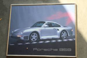 lot 578 image: Porsche 959 Framed Print