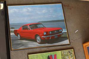 lot 584 image: 1965 Ford Mustang GT Framed Print