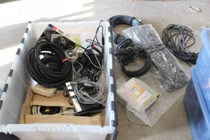 lot 533 image: Power Cords, Misc. Electronics