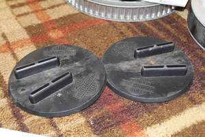 lot 109 image: Lot of (2) Harley-Davidson Motorcycle Kickstand Pad